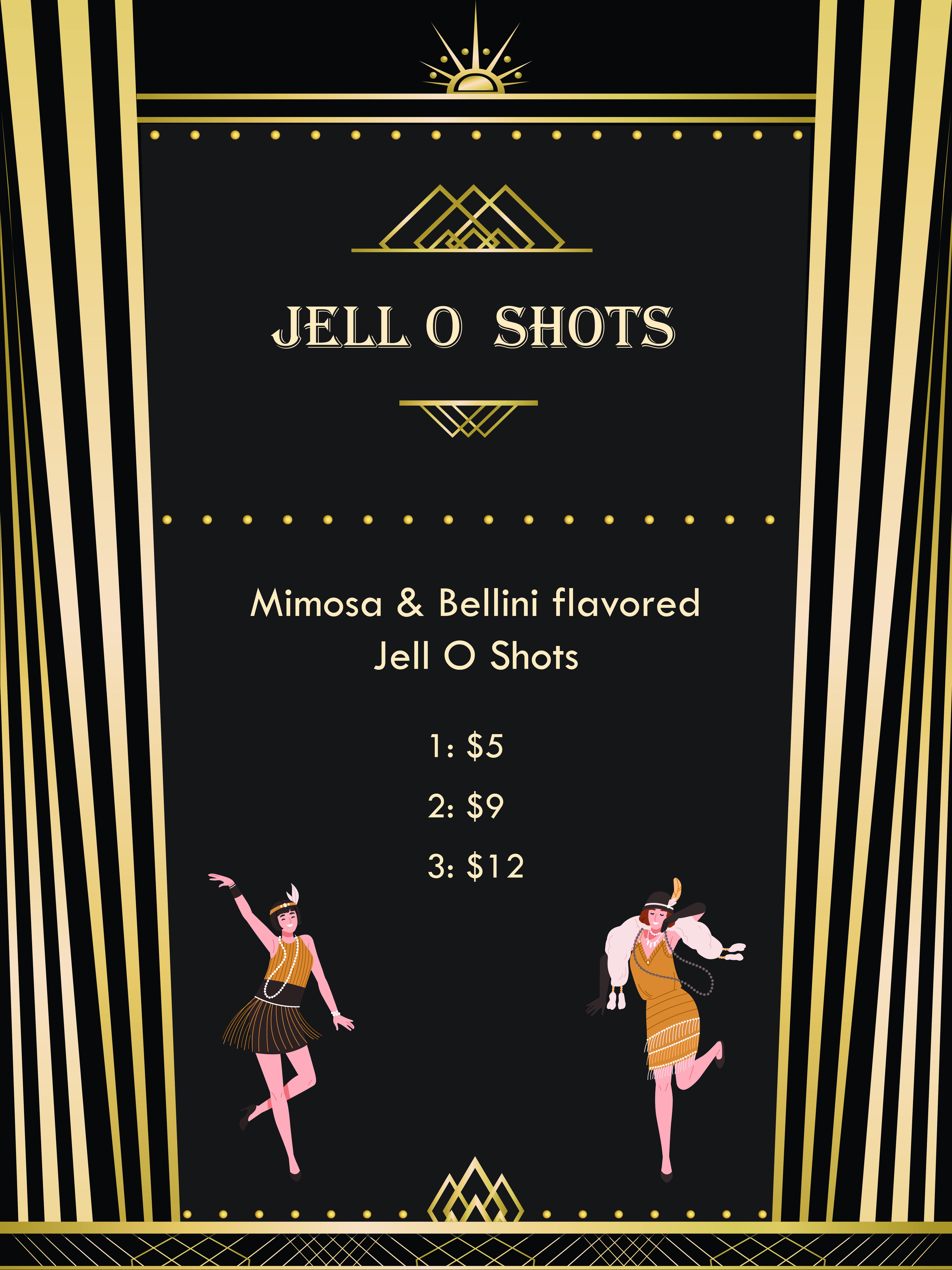 20s Themed Poster for Fundraiser